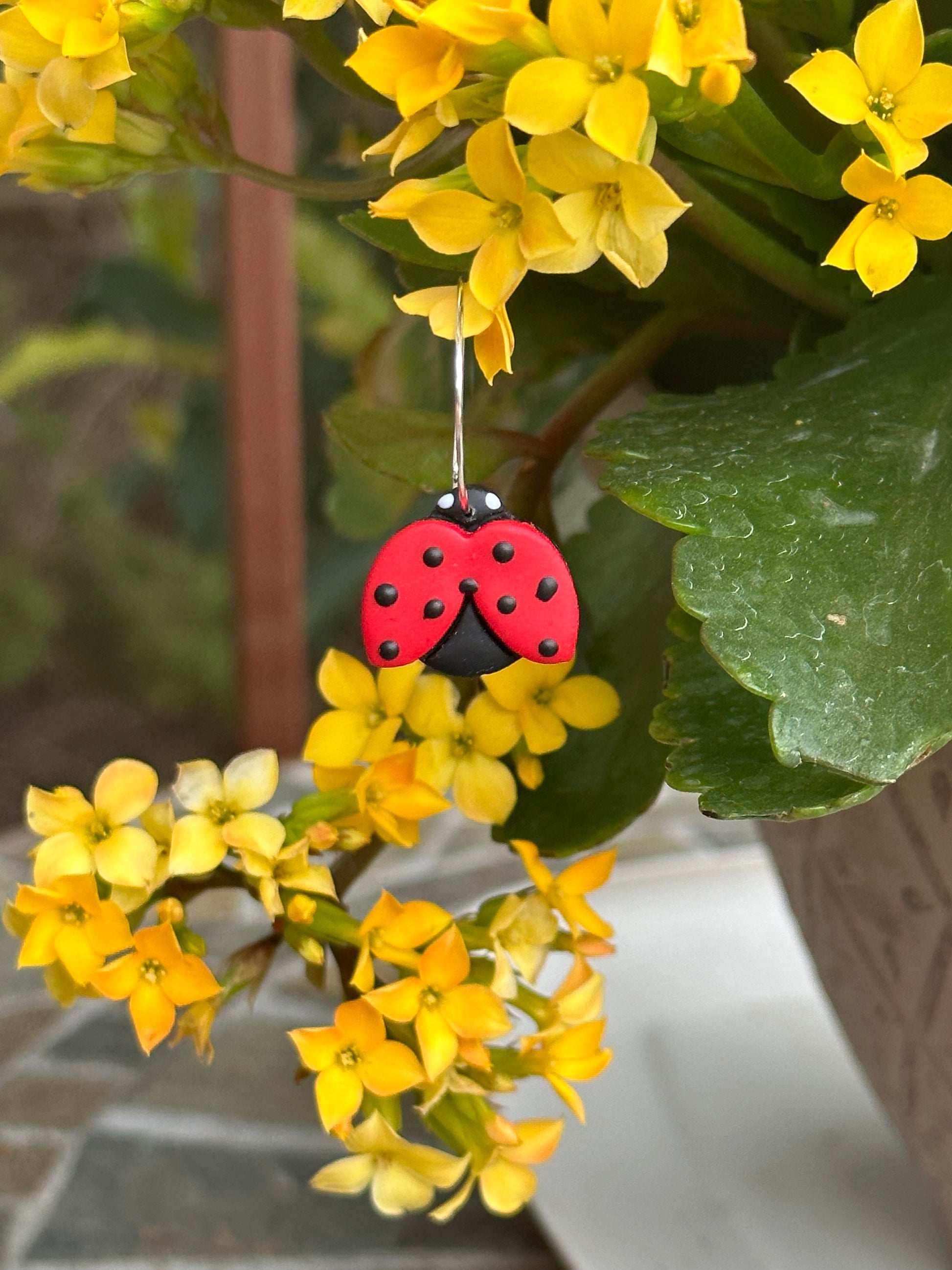 Ladybugs, Ladybug Earrings, Earrings, Nature Earrings, Jewelry, Hoop Earrings, Love bug, Handmade, Handmade Earrings, Gifts, Gifts for her, Gifts for friends, Gifts for moms