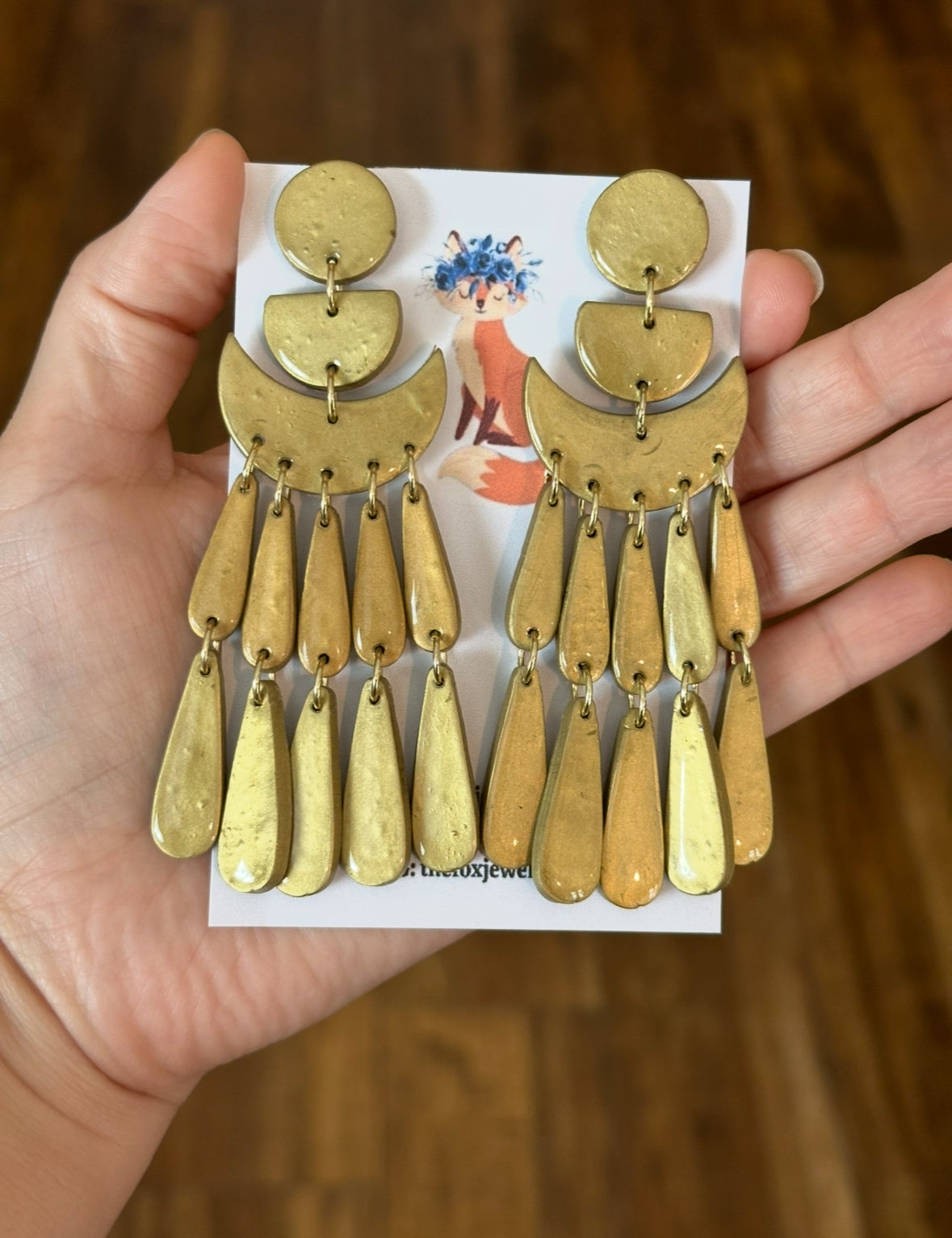 Gold Chandelier Earrings