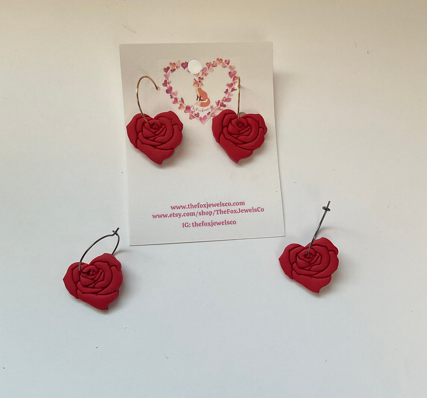 Rose Heart Hoops