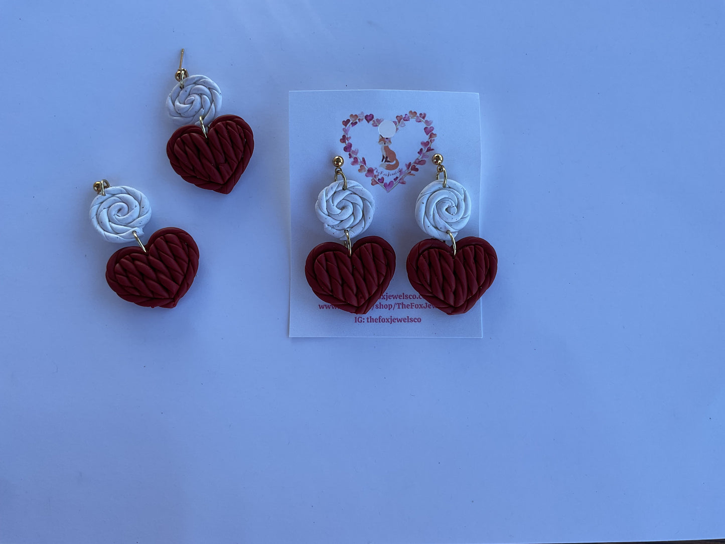 Woven Heart Earrings