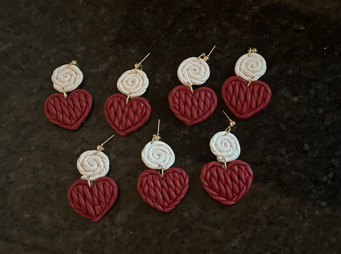 Woven Heart Earrings