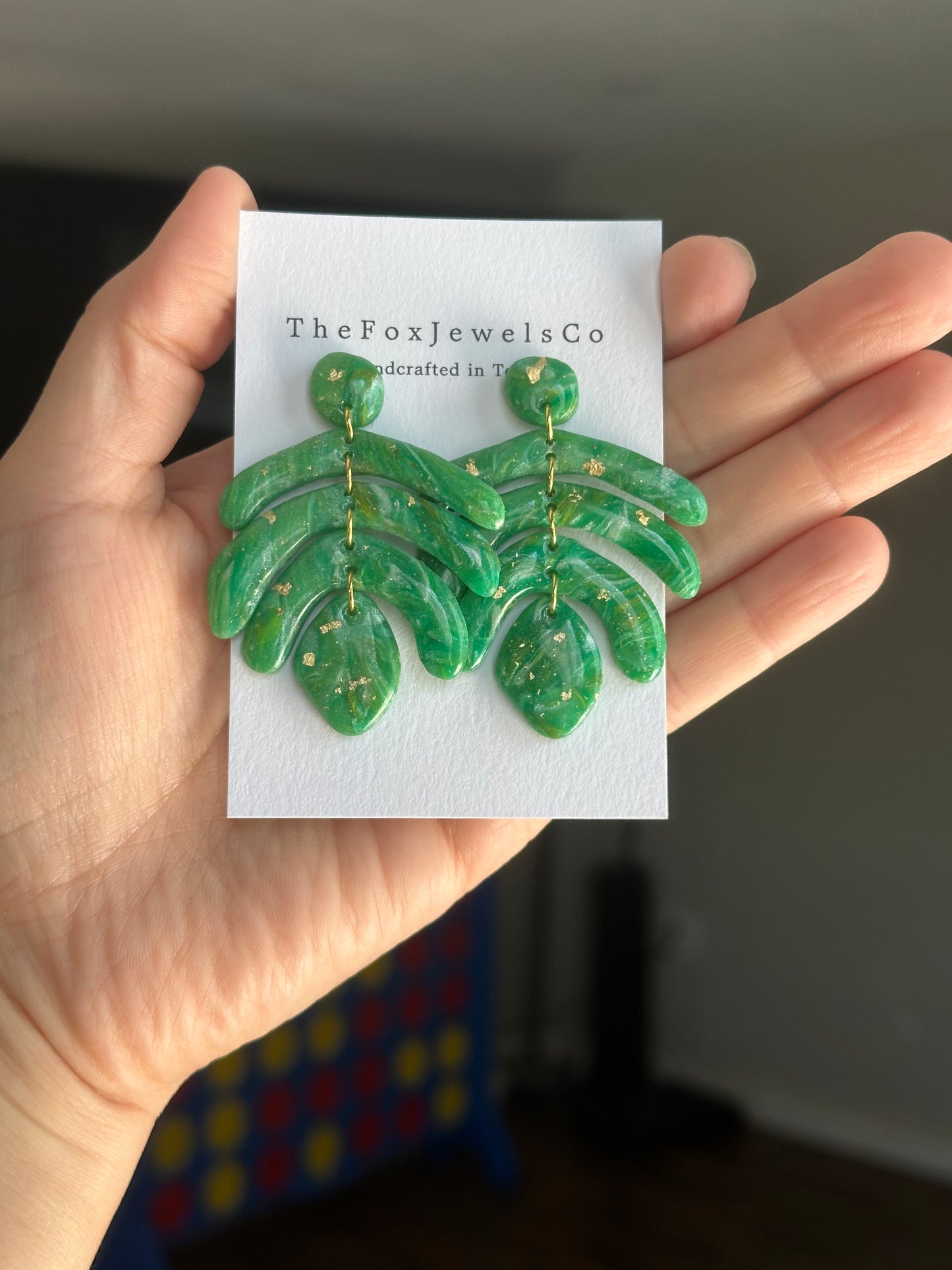 Green Leaf Dangles