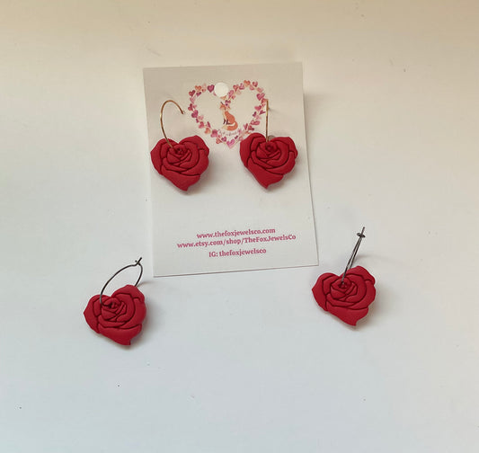 Rose Heart Hoops