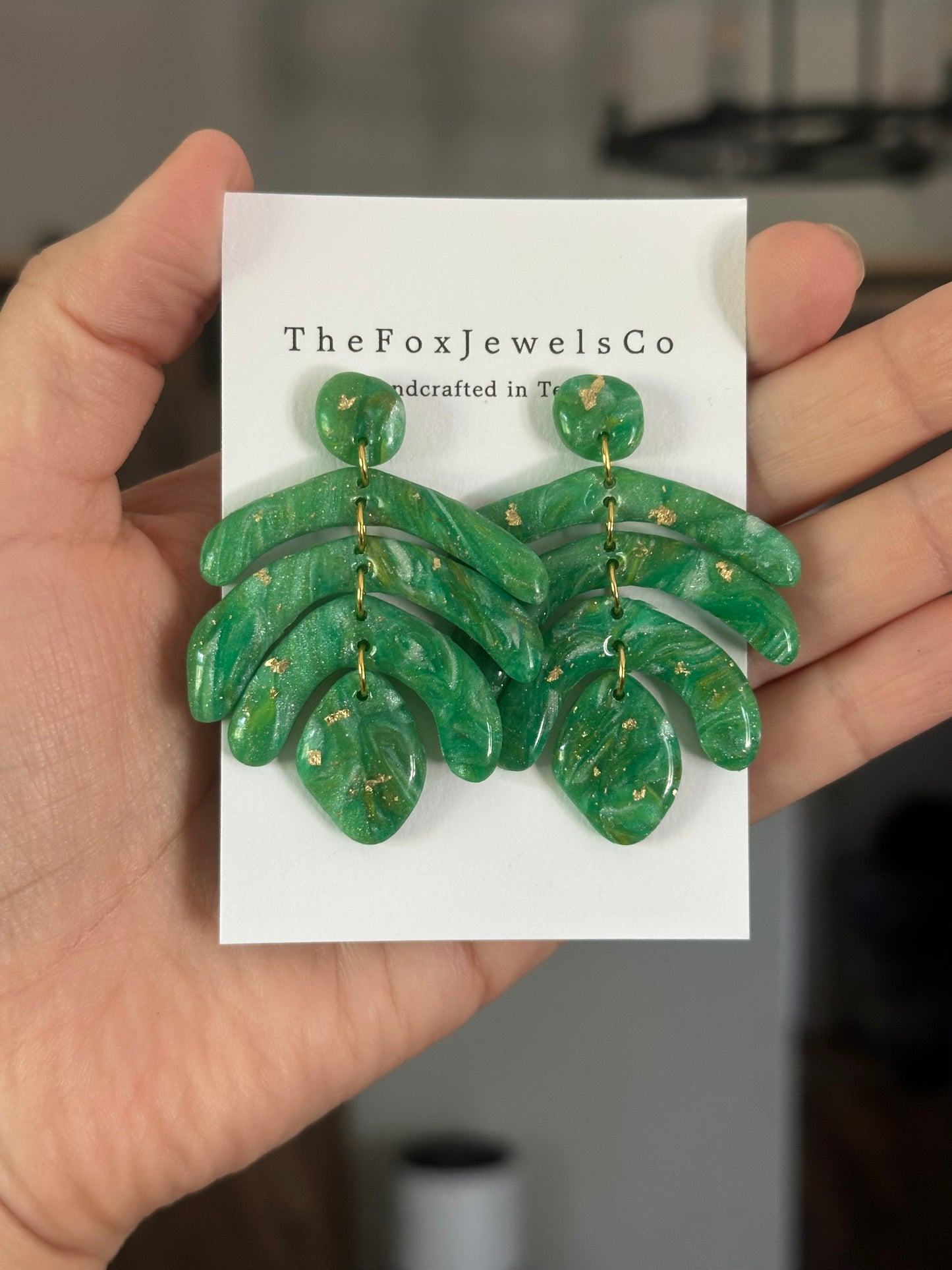 Green Leaf Dangles