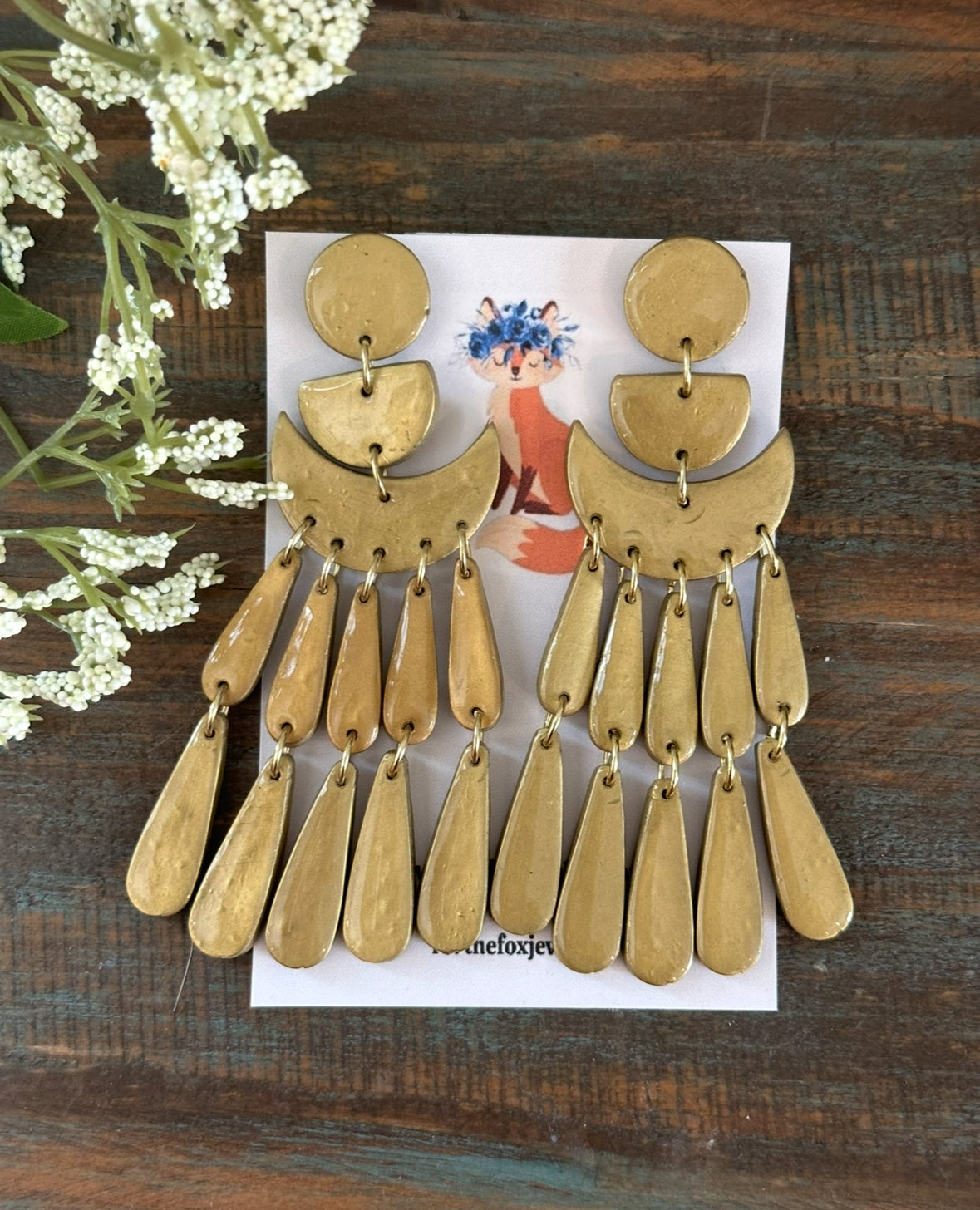 Gold Chandelier Earrings