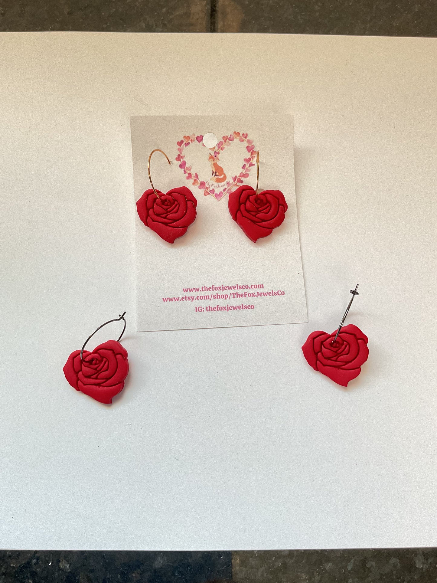 Rose Heart Hoops