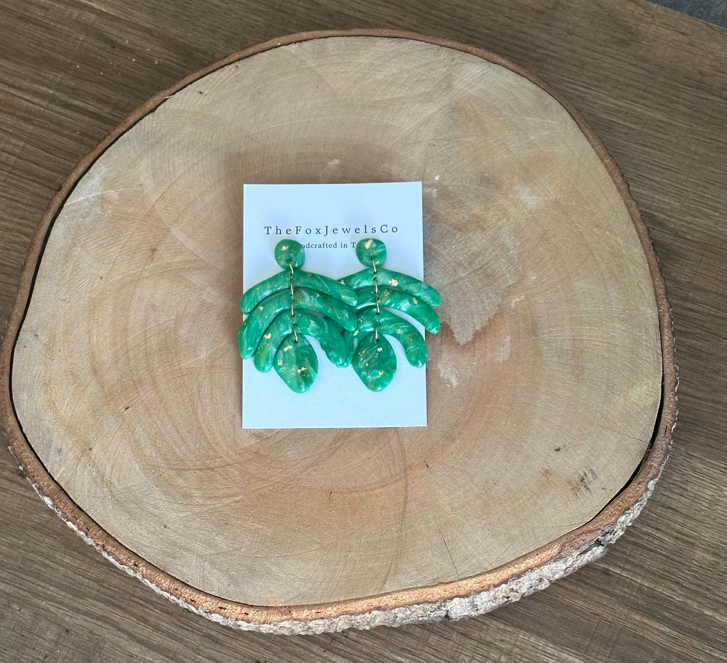 Green Leaf Dangles
