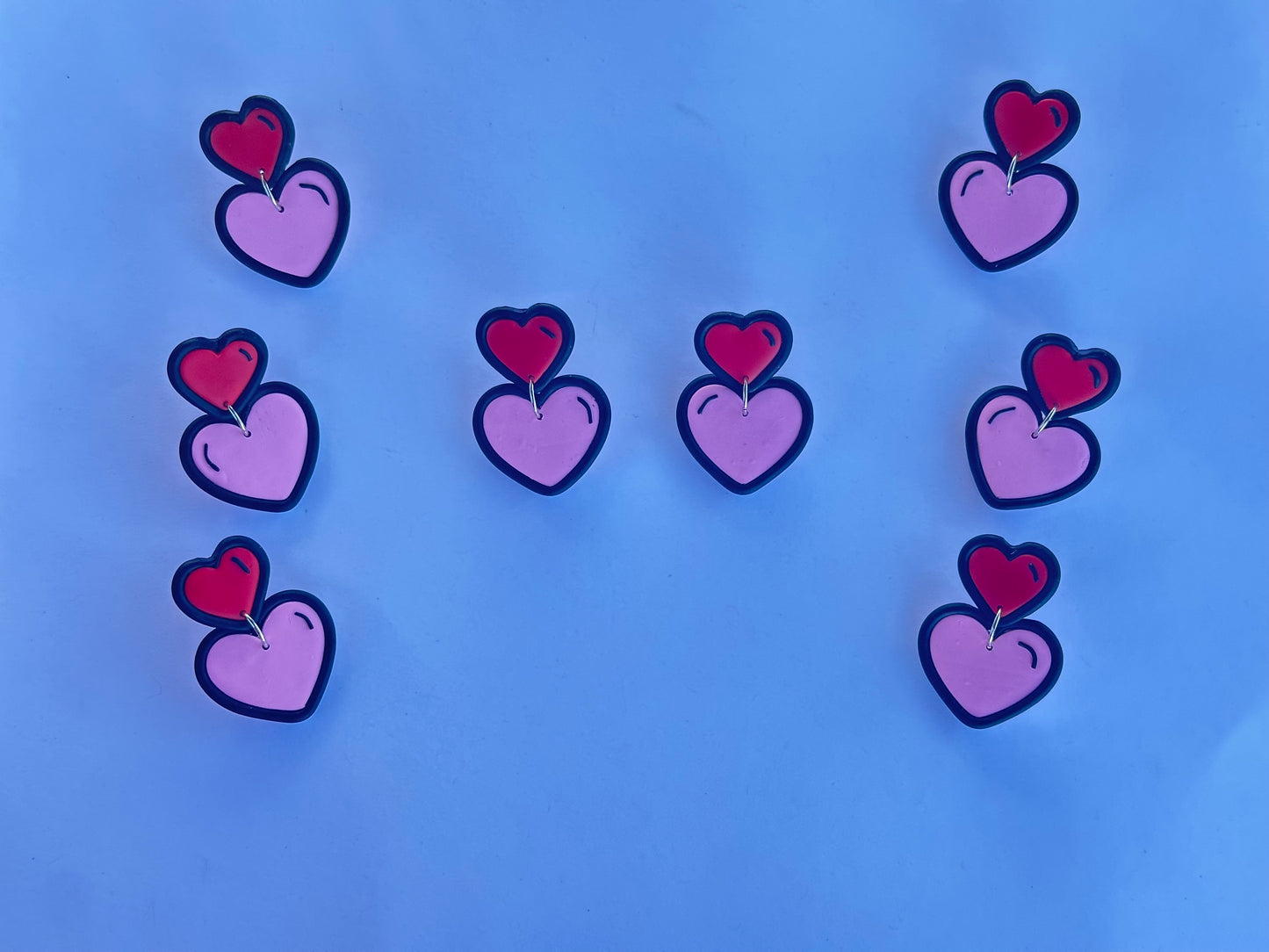 Cartoon Heart Earrings