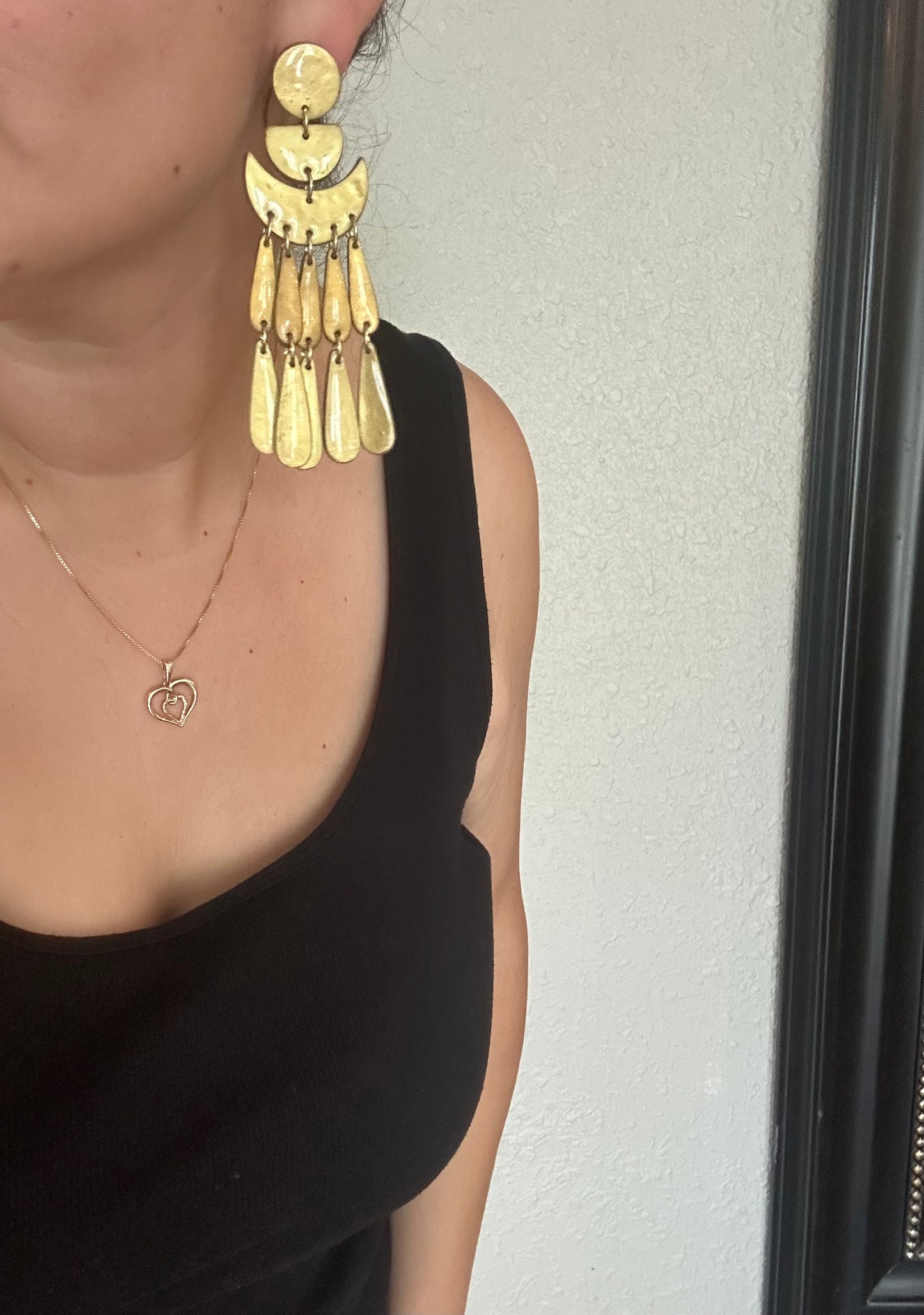 Gold Chandelier Earrings