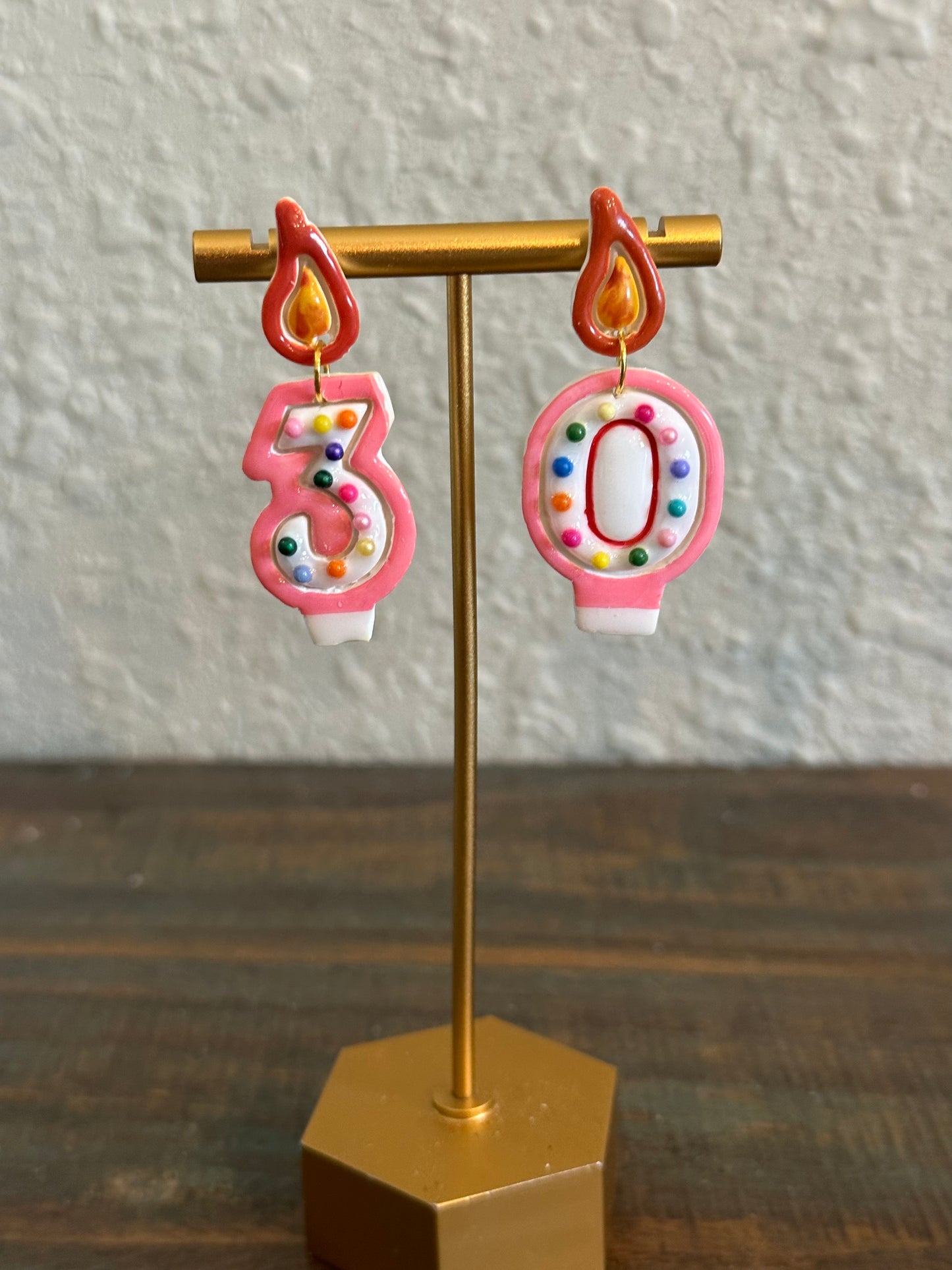 Birthday Candle Earrings