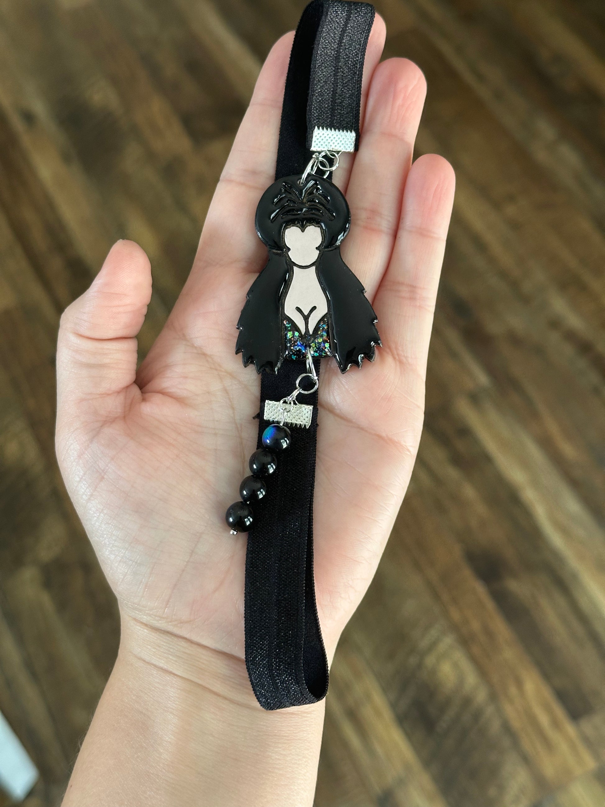 Elvira, Bookmarks, Book Lovers, Elastic Bookmarks, Mistress of the dark, Halloween, Halloween Bookmarks, Spooky