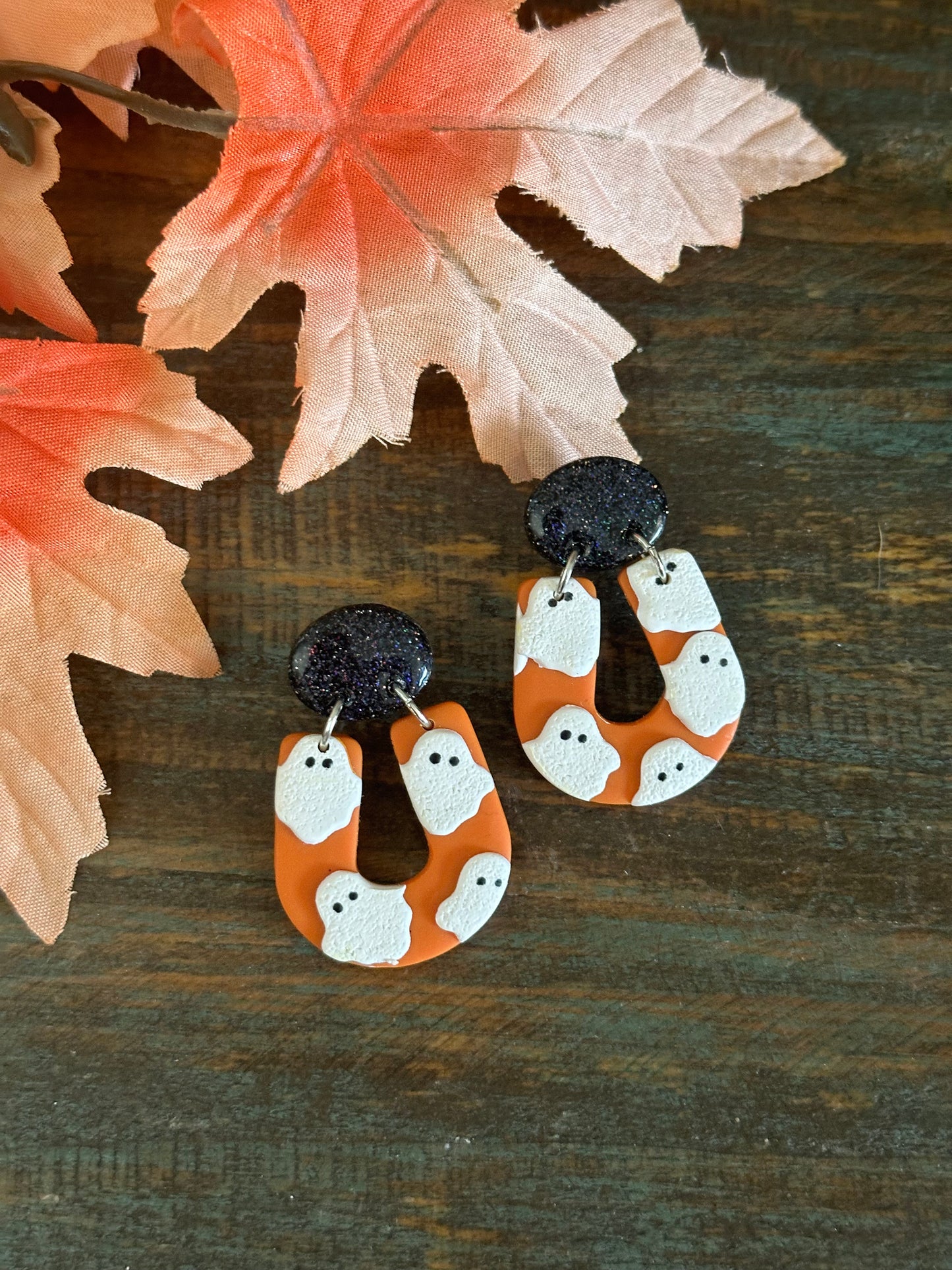 Ghost Clay Earrings