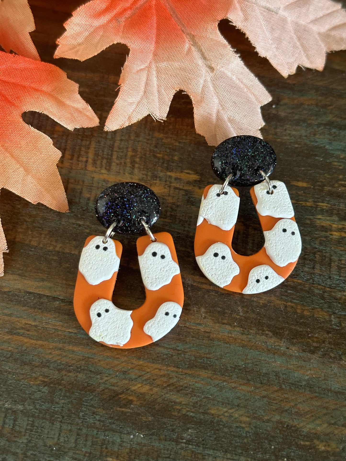 Ghost Clay Earrings