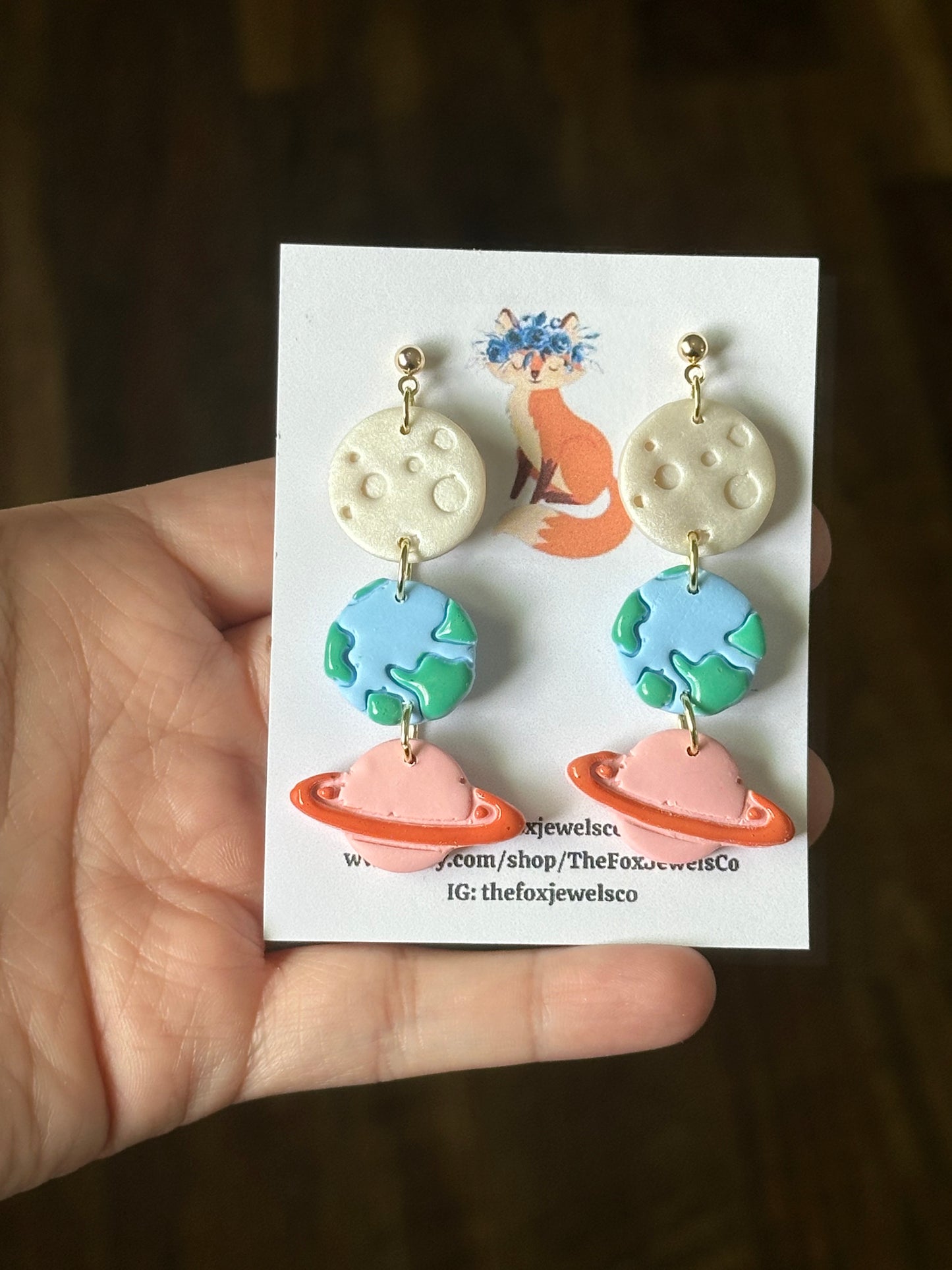 Solar System Earrings