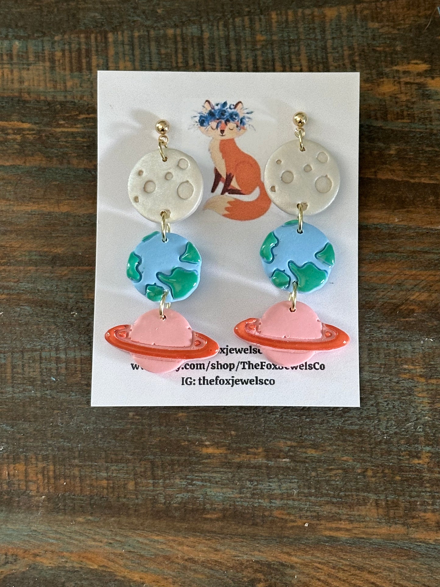 Solar System Earrings