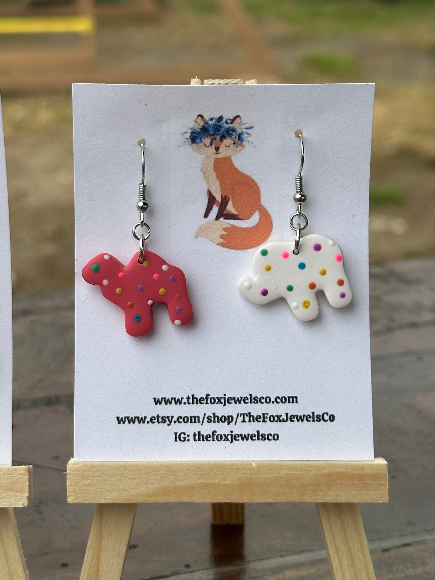 Circus Animals, Animal Crackers, Handmade, Handmade Jewelry, Jewelry, Earrings, Fun Earrings, Unique, Gifts, Gifts for her, Gifts for friends, Gifts for mom