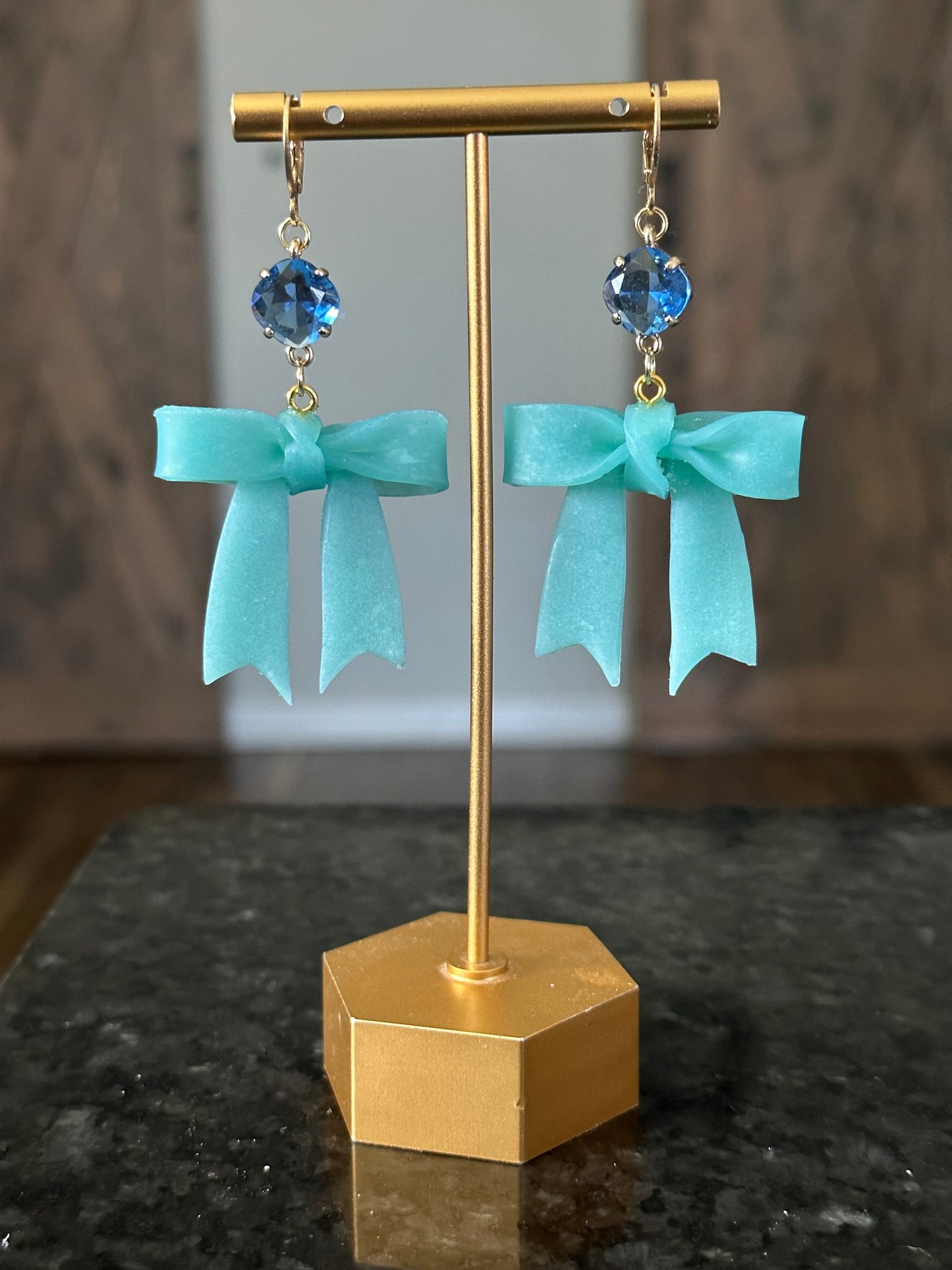 Coquette Bow Earrings- Color Shift