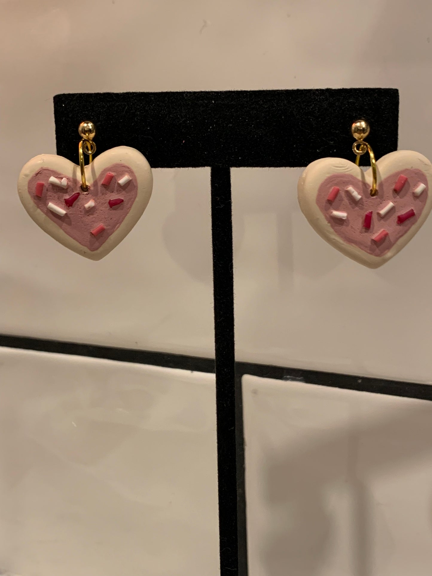 Heart Cookie Studs