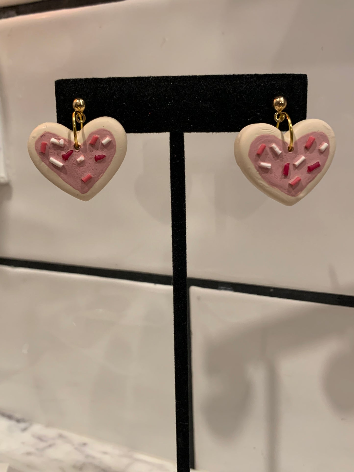 Heart Cookie Studs