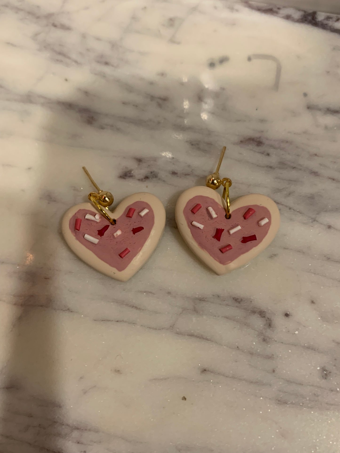 Heart Cookie Studs